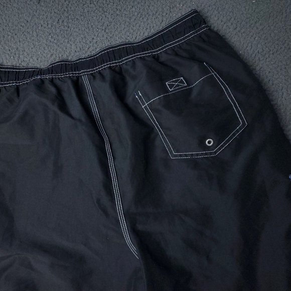 Tommy Hilfiger Swim Board Shorts Mens XL 34x9 Trunks Black - Picture 9 of 9